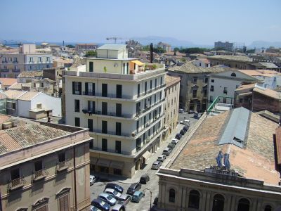 Uitzicht vanaf het dakterras
