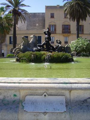 Fontana del Tritone in Trapani
