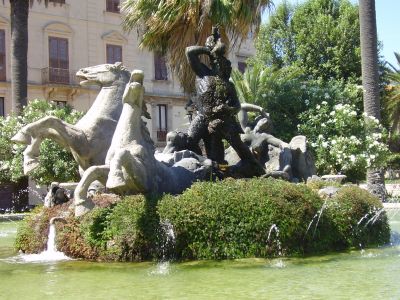 Fontana del Tritone in Trapani
