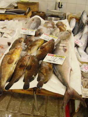 Vismarkt in Trapani
