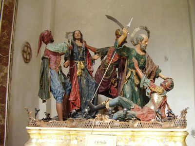 Chiesa del Purgatorio in Trapani
L'arresto (a cura del ceto dei Metallurgici)

