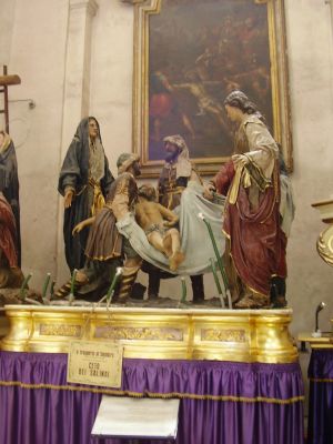 Chiesa del Purgatorio in Trapani
Il Trasporto al sepolcro (a cura del ceto dei Salinai)
