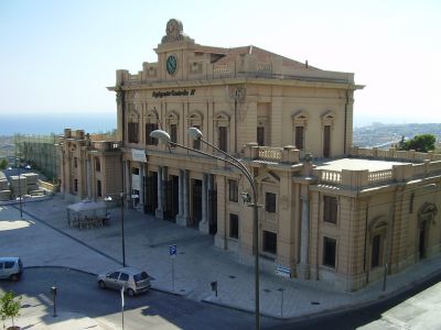 Het station van Agrigento
