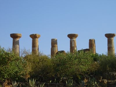 Valle dei Templi in Agrigento
Tempio dl Eracle (Ercole)
