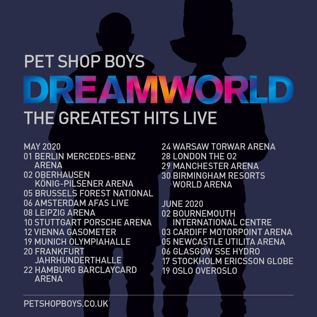 PET SHOP BOYS DREAMWORLD: THE GREATEST HITS Film Times and Info